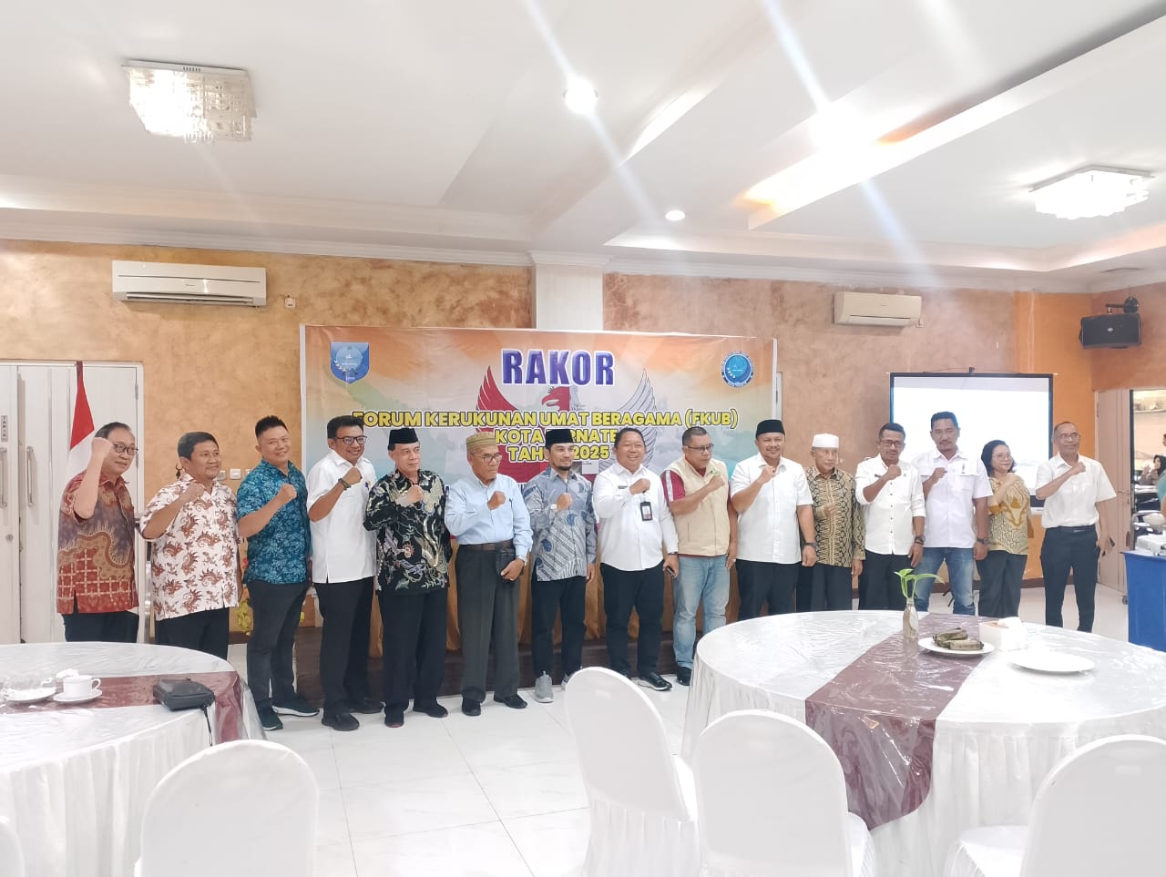 Implementasikan PBM No 8 dan 9 Tahun 2006, FKUB Kota Ternate gelar  Rapat Koordinasi